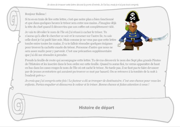 Chasse au trésor Les Sept Pirates - 8 ans et + – Image 2